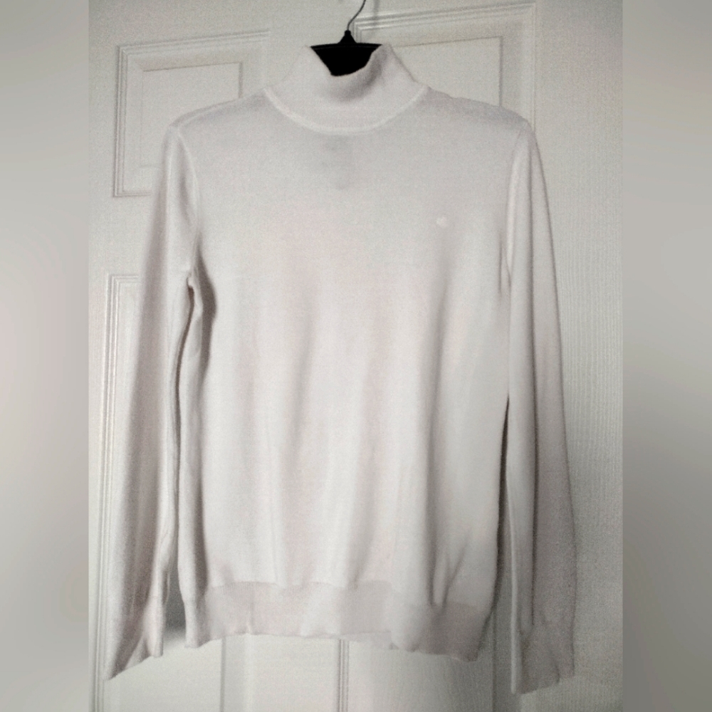 Ralph Lauren women's white turtleneck sweater